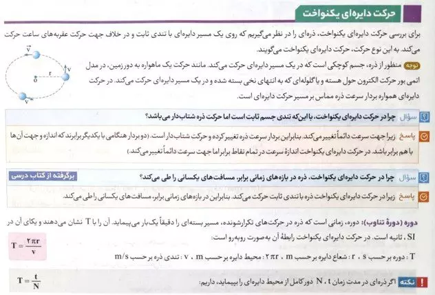 فرمول بیست فیزیک دوازدهم ریاضی گاج