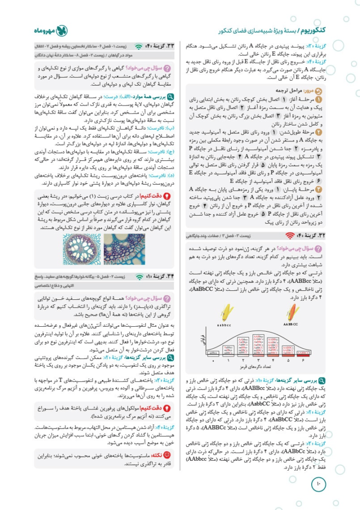 کنکوریوم رشته تجربی مهر و ماه 